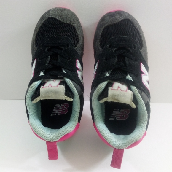 New Balance 574 Baby & Toddler 8 Suede Pink Casual Shoes ID574PF1 - Picture 6 of 8